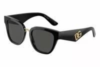 Солнцезащитные очки DOLCE & GABBANA DG 4437 501/87, черный, серый