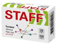 STAFF Булавки офисные 28 мм (226760) (150 шт.) разноцветный 150 шт