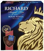 Чай Richard "Royal Kenya", черный, 100 пакетиков