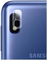 Защитное стекло на Samsung Galaxy A10 / Самсунг Галакси А10 Гибридное - пленка + стекловолокно на Камеру Комплект 2 шт. прозрачное Brozo Hybrid Glass