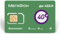 SIM-карта Мегафон с безлимитным интернетом для модема