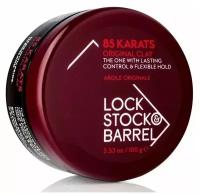 Lock Stock & Barrel Глина для волос мужская 85 карат 85 Karats Shaping Clay, 100 гр, с матовым эффектом