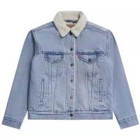 Куртка джинсовая женская Levi's Ex-Boyfriend Sherpa Trucker Jacket