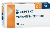 Мемантин таб. п/о плен., 10 мг, 30 шт