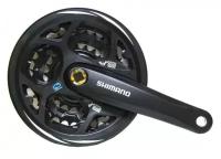 Система Shimano Altus FC-M311 7/8ск (Квадрат, 42/32/22T, 170mm, черная)