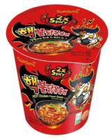 Лапша быстрого приготовления Samyang 2х Spicy, 70 гр