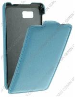 Кожаный чехол для HTC Desire 400 Armor Case "Full" (Light Blue)