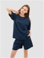 Комплект одежды "футболка и шорты", Reversal, RKS-8804-2/Темно-синий-M