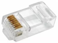 Коннектор REXANT /05-1021/ Джек RJ-45/8P8C/CAT 5e/100шт