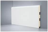 Плинтус Deartio 16х120 мм напольный белый мдф высокий деревянный U102-120-1 метр