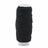 Нитка-резинка Айрис 0213-5010 (черный), 25м*12 шт