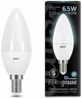 Светодиодная лампа Gauss LED Candle E14 6.5W 100-240V 4100К