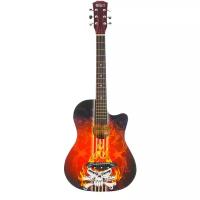 Вестерн-гитара Belucci BC3840 1348 Devil красный