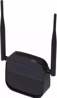 Wi-Fi роутер D-LINK DSL-2750U, ADSL2+, черный [dsl-2750u/r1a]