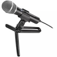Микрофон проводной Audio-Technica ATR2100x-USB, разъем: mini jack 3.5 mm, черный