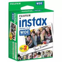 Картридж для моментальной фотографии Fujifilm Instax Wide, 800 ISO, 50 г, 20 шт., белый