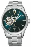 Наручные часы ORIENT Часы механические Orient Star RE-AT0002E муж. мет. бр-т,50m, DAY/DATE мужские, механические, прозрачный корпус, антибликовое покрытие стекла, автоподзавод, водонепроницаемые