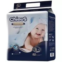 Chiaus подгузники Cottony Soft S (4-8 кг) 82 шт