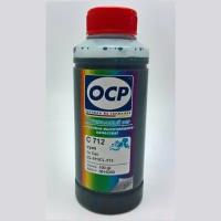 Чернила OCP C 712 для картриджей Canon CLI-511/513 водорастворимые Cyan (100мл)