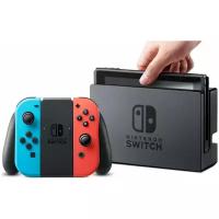 Игровая приставка Nintendo Switch неоновый синий/неоновый красный