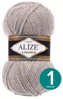 Пряжа Alize Lanagold, 49 % шерсть, 51 % акрил, 100 г, 240 м, 1 шт., 207 240 м