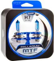 Галогенные автолампы MTF Light серия PALLADIUM H7, 12V, 55W, комплект 2 лампы