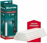 KRAFTOOL Ultra Power ультрамощные прозрачные клеевые стержни, d 11 x 250 мм (11-12 мм) 40 шт. 1 кг