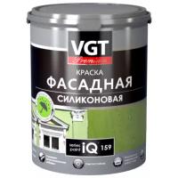 Краска силиконовая VGT Premium фасадная IQ159 матовая белый 2 л 2.9 кг