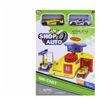 Shantou Gepai Игровой набор Shop Auto парковка, автомойка, сервис TH627