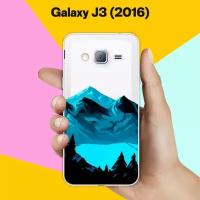 Силиконовый чехол на Samsung Galaxy J3 (2016) Горное озеро / для Самсунг Галакси Джи 3 2016