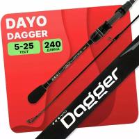 Спиннинг DAYO DAGGER телескопический 5-25гр 2.4м