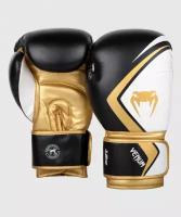 Боксерские перчатки Venum Contender 2.0 16oz черный, белый, золотой