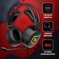 Гарнитура игровая A4Tech Bloody MC750, черный (mc750 black)