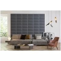 Мягкие самоклеящиеся панели cotton Gray 30 x 60 (2 шт)