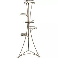 ЗМИ Подставка для цветов «Стелла-5», d=20 см, цвет медный антик