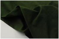 Ткань хлопок батист, цвет темно-зеленый, 100*140см