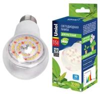 Светодиодная фитолампа Uniel LED-A60-15W/SPFB/E27/CL PLP30WH UL-00007405