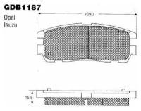 Колодки тормозные задние;тормозная система - SUMITOMO HSB HP5219