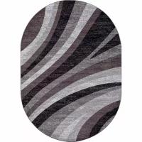 Ковёр овальный Silver d234, размер 60x110 см, цвет gray-purple