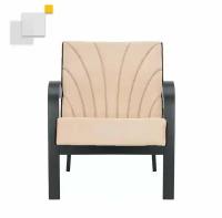 Кресло для отдыха Шелл Венге, ткань Verona Vanilla, кант Maxx 235