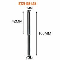 Dreanique фреза пазовая прямая для пеноматериалов (8x42x100x8 Z2) ST2F-D8.0-L42 39759