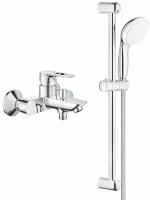 Смеситель для ванны Grohe BauLoop New 23602001 + 27924001