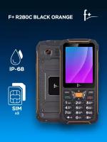 Мобильный телефон F+ R280С IP68 Black/Orange