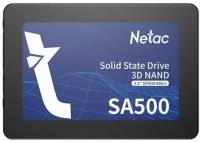 Накопитель SSD 2.5' Netac NT01SA500-512-S3X SA500 500GB SATA 6Gb/s 3D NAND TLC 520/450MB/s