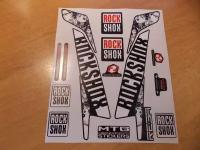 Rockshox reba наклейки матовые для велосипеда на вилку, mtb stickers