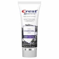 Отбеливающая зубная паста с углем Crest 3D White Whitening Therapy Charcoal Deep Clean Fluoride Toothpaste, бодрящая мята, 99 гр