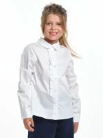 Школьная блуза Mini Maxi, размер 134, белый