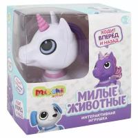 Интерактивная игрушка Mioshi Active "Милые животные: Единорожка" (13 см, свет, звук, подвиж., роз.)