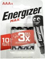 Energizer Батарейка Energizer Max LR03 BL-4