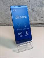 Модуль (дисплей + тачскрин) для ZTE Blade V9, оригинал, с рамкой, синий